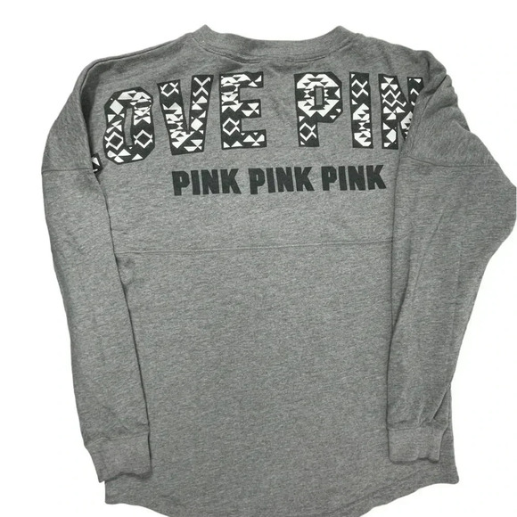 PINK Victoria Secret Oversized Aztec  Sweater Size XS - Picture 1 of 7